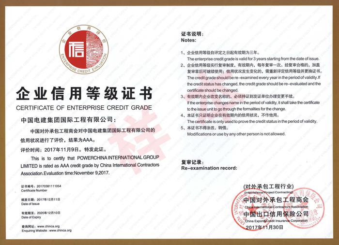 1517211289887786.jpg 1.電建國際公司--承包商會AAA信用等級證書(2017.12.11--2020.12.10).jpg
